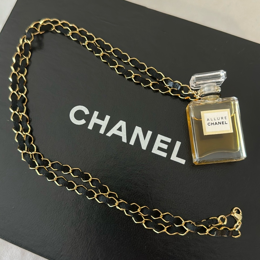 Authentic CHANEL Allure perfume necklace